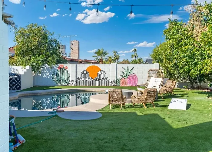 Heated Pool Mini Putt Large Backyard Oasis Phoenix